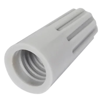 Capuchón de Cable Roscable / 18 AWG / Inserto Metálico / Paquete 25 piezas / Gris