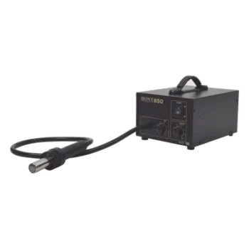 Estación de Soldadura SMD / Aire Caliente 20W / Flujo 23 L/min / 4 Boquillas / Diseño Antiestático