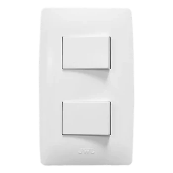 Apagador Doble / 127 V~ 60 Hz / 10 A / 4.6 x 3.1 x 1.2 in / Blanco