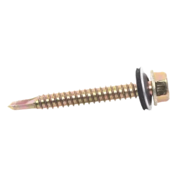 Tornillo Punta Broca Sello Montado 6.5 X 50 mm (1/4" X 2") Caj. C/100pz.