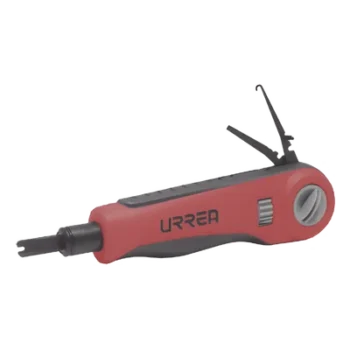 Ponchadora de Impacto con Cuchillas Tipo 66, 88 y 110, incluye gancho y extractor de cable.