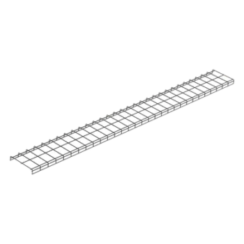 Charola para Canalización Wyr-Grid® Tipo Malla, Con Pintura Electrostática en Color Negro, 12 in (317.5 mm) de Ancho, 53.1 mm de Alto y 3 m de Largo