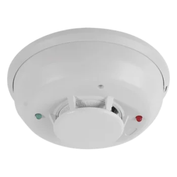 Detector de Humo y Calor / 4 Hilos / Sensor Fotoeléctrico Aislado / Térmico Fijo 57.2°C / Relevador Forma C / Sirena Integrada