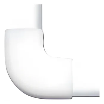 Sección en "L" de PVC auto extinguible, para canaleta TMK0812 (3 piezas) (5030-02001)