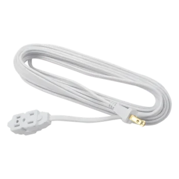 Extensión Eléctrica Doméstica de 6 metros / 127 V CA 8 A Máximo / Color Blanco.