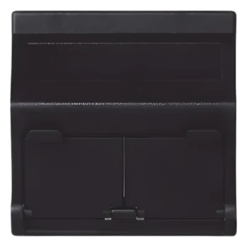 Placa Inclinada Voz y Datos / 2 Puertos Keystone RJ45 / Guardapolvos Integrados / IP20 / 108×52 mm / 4.25×2.05 in