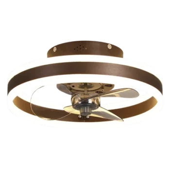 Ventilador de Techo con Luminario LED de 110 V CA 50/60 Hz / 4500 Lm / 6500 - 4 000 - 2 700 K / 3 Tonos de Luz / 3 Velocidades / Dimeable.