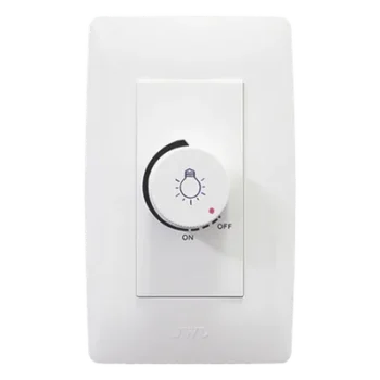 Dimmer Rotativo / 300 W / 127 V CA / Instalación en Muro / Blanco