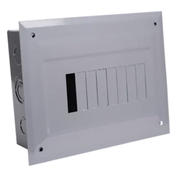 Centro de Carga para Empotrar, 08 Polos, 100 A, 1 Fase 3 Hilos, 120/240 V AC, 60Hz