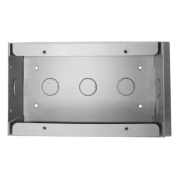 Caja de Montaje en Superficie / 3 Gangs / Para Anunciadores Remotos de 80 Caracteres / Profundidad 2.75 pulgadas (7 cm)
