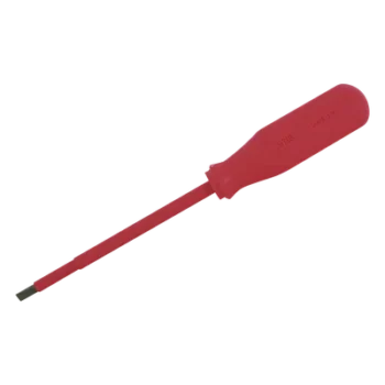 Destornillador aislado 1000V / Punta plana / Barra 1/4' / Longitud 5-7/8' (0.18m)