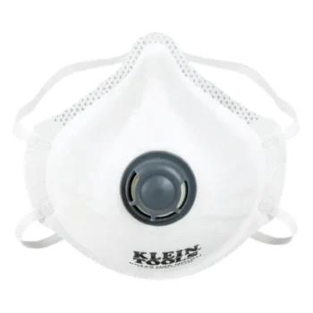 Respirador Desechable N95 / Válvula de Flujo de Aire / Pieza Moldeada para Nariz / Paquete de 10 Piezas