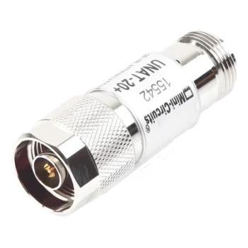 Atenuador en Línea / 20 dB ±0.3 dB / 0.5 W / DC-6 GHz / Conectores N Macho-Hembra / 50 Ω