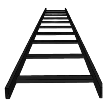 Escalera tubular, tramo recto epoxica de 1.5" de Peralte x 4" de Ancho, tramo de 3 m, ideal para Centros de Datos