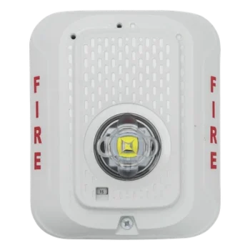Lámpara Estroboscópica LED para Pared / Sin Bocina / Candela Seleccionable 15-185 cd / Sincronización System Sensor Sync / Compatible SpectrAlert