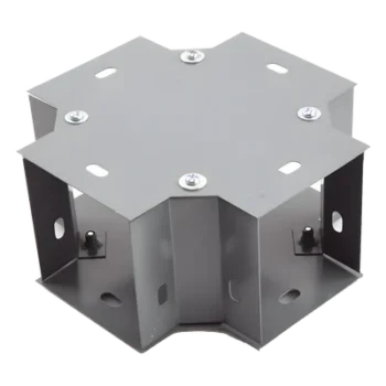 Derivación "X" 100 X 100 mm, fabricado en lámina de acero al carbón