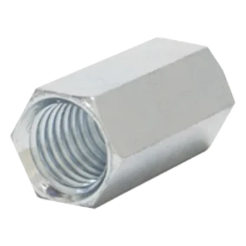 Cople hexagonal roscado cuerda máquina galvanizado de 7.9mm ( 5/16")