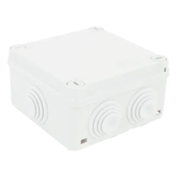 Caja de Derivación Estanca / 6 Entradas / IP55 / IK08 / 100x100x50 mm / Libre de Halógenos / -24 a 60°C
