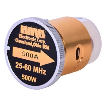 Elemento de Medición en Línea / 500 Watt / 25 a 60 MHz / Conectores N Hembra / 7/8" / Precisión ±5%