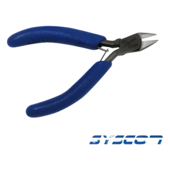 Pinza de corte fino frontal al raz templada 4-1/4"
