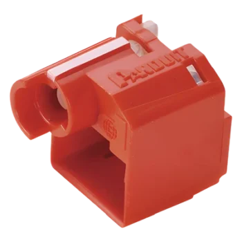 Kit de 10 Dispositivos para Impedir Desconexión de Plug RJ45, Color Rojo, Incluye Herramienta para Instalar/Retirar