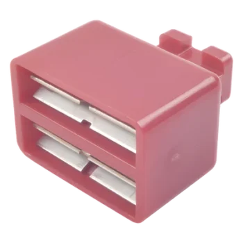 Clip de Puente, Para Uso con Regletas S66 de Siemon, de 1 par, Color Rojo