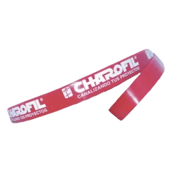 Rollo de Cinta Strap, 20 mm de Ancho, 25 metros de Largo, Color Rojo