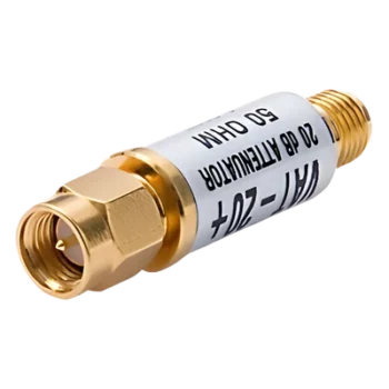 Atenuador en Línea de 20 dB, 0.5 Watt, Conectores SMA Macho-Hembra, CD-6 GHz.