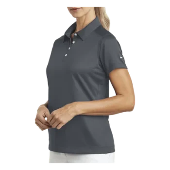 Playera Polo / Dri-FIT / Secado Rápido / 100% Poliéster / Manga Corta / Gris Obscuro