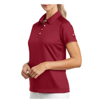 Playera Polo / Dri-FIT / 100% Poliéster / Manga Dobladillo Abierto / Rojo Obscuro