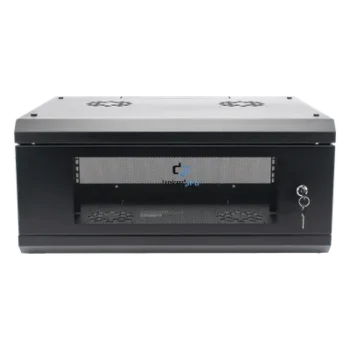 Gabinete de Pared / 4U / 19 in / 455 mm Profundidad / 1.49 ft / Cristal Templado / Acero Reforzado