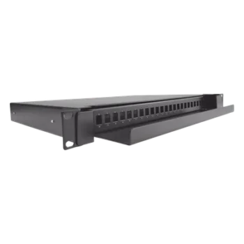 Distribuidor de Fibra Óptica Deslizable / Vacío / 19 Pulgadas (48.26 cm / 1.58 pies) / 1U / 24 Puertos / Profundidad 357 mm
