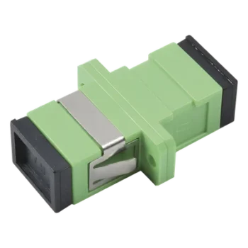 Acoplador de Fibra Óptica / SC/APC a SC/APC / Monomodo / Simplex / Industrial