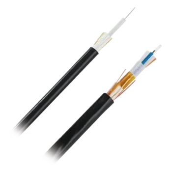 Cable de Fibra Óptica / 6 Hilos / Multimodo OM4 50/125 / Interior-Exterior / Loose Tube 250μm / OFNR Riser / 2 pies (0.6 m) Marcas
