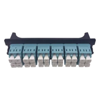 Placa Acopladora / 12 Puertos LC Duplex / Fibra Multimodo / Compatible ODF-8024