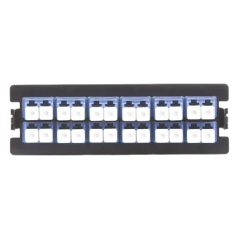 Placa Acopladora / 12 Acopladores LC Duplex / Fibra Monomodo / Compatible LP-ODF-8024