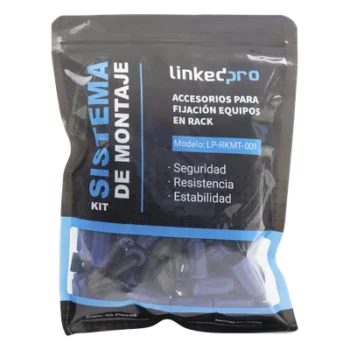Kit de Montaje Rápido para Rack / Sin Tuercas Enjauladas / Carga 50 kg (110.2 lb) / 19 Pulgadas / 50 Piezas / Polímero Resistente