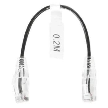 Cable de Parcheo Slim UTP / Cat6 / 20 cm (0.66 ft) / 28 AWG / 1 Gbps / RJ45
