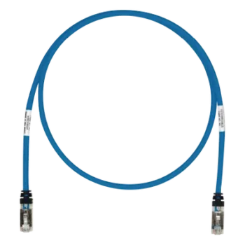 Patch Cord / Cat6A S/FTP / 26 AWG / 500 MHz / CM/LS0H / 2.13 m (7 ft) / Azul