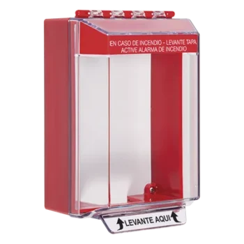 Cubierta de Montaje Superficial / Policarbonato UV / 6.17" x 4.58" x 1.83" / ADA / -40°C a 121°C / Texto Incendio Español
