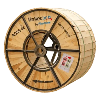 Cable de Fibra Óptica ADSS / Monomodo G.652D / 48 Hilos / Armadura Anti-Roedor / Span 200 m (656.2 ft) / 4 km / Tensión 7000N