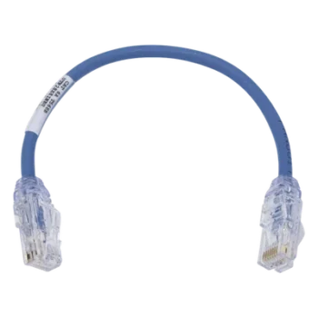 Cable de Parcheo UTP Cat6A / 28AWG / CM-LSZH / 0.3 m (1 Pie) / Azul