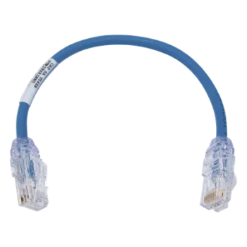 Cable de Parcheo UTP / Cat6A / 28 AWG / CM-LSZH / 8 pulg (20.3 cm) / Azul