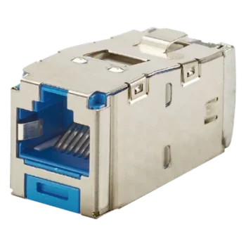 Conector Jack / Blindado / Cat 6A / 8P8C / TG Mini-Com / Terminación sin Impacto / -10°C a 65°C / 22-26 AWG