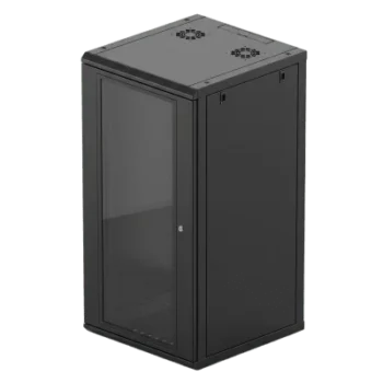 Gabinete de Pared / 24U / 635 mm Profundidad / 19 in / Acero Reforzado / 100 kg Carga / 2.09 ft x 3.85 ft x 2.09 ft