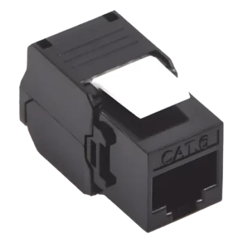 Módulo Jack Keystone / Cat6A / Toolless / Terminación 180° / RJ45 / Sin Blindaje / 1 Puerto