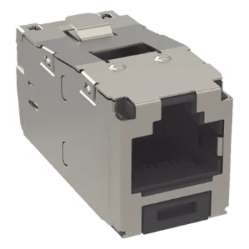 Módulo Jack RJ45 Blindado / Categoría 6 / Mini-Com TG / 10GBase-T / Sin Herramienta de Impacto / 22-26 AWG / -10°C a 65°C
