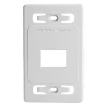 Placa de Pared Modular / 2 Salidas / Blanco / Versión Bulk / Termoplástico Resistente