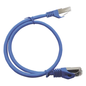 Patch Cord Cat6A / 10G / Blindado S/FTP / 7.0 m (22.96 ft) / 27AWG / Azul