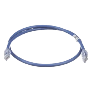 Cable de Parcheo UTP / Cat6A / 24 AWG / CM / 0.3 m (1 pie) / Azul